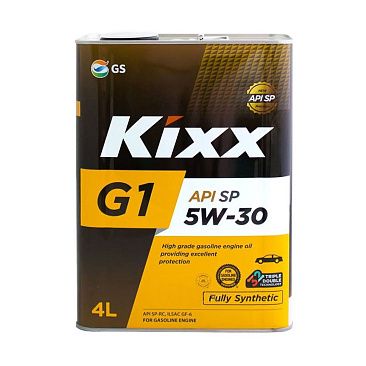 Масло моторное синтетическое KIXX G1 SP 5w30 4л