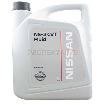 Масло трансмиссионное синтетическое NISSAN NS-3 CVT FLUID 5л