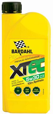 Масло моторное синтетическое BARDAHL XTEC 5w30 C3 1л