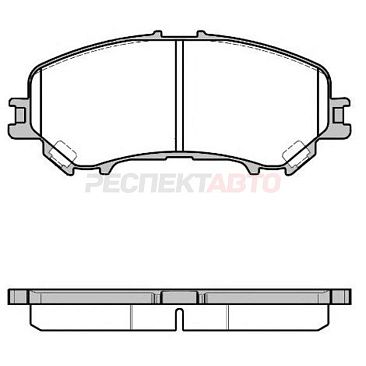 Колодки тормозные передние