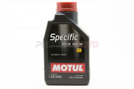 Масло моторное синтетическое MOTUL SPECIFIC VW 505.01/505.00/502.00 5w40 1л