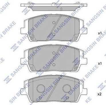 Колодки тормозные передние