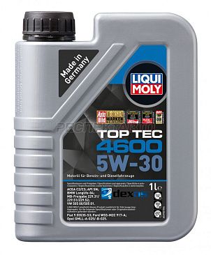 Масло моторное синтетическое LIQUI MOLY TOP TEC 4600 DEXOS2 5w30 1л