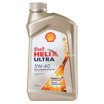 Масло моторное синтетическое SHELL HELIX ULTRA 5w40 1л