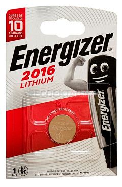 Батарейка Energizer CR2016 3V 1шт (E301021802)