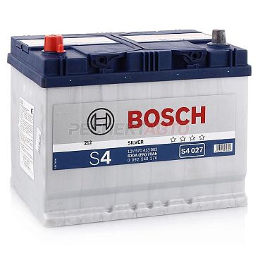 Аккумулятор BOSCH S3 70A/h 630A прямая L+ 261х175х220