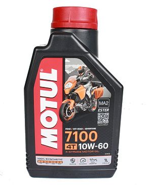 Масло моторное синтетическое MOTUL 7100 4T (MA2) 10w60 1л
