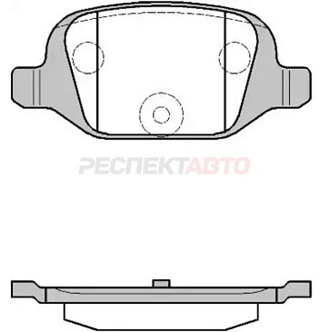 Колодки тормозные задние
