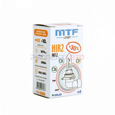Лампа галогенная MTF Light HIR2 12V 55W +30% (1шт)