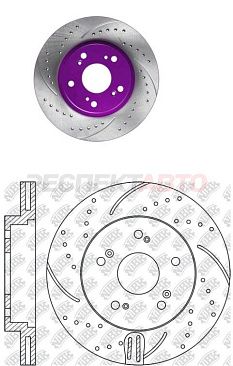 Диск тормозной передний