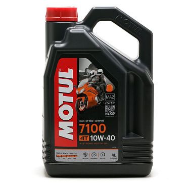 Масло моторное синтетическое MOTUL 7100 4T (MA2) 10w40 4л