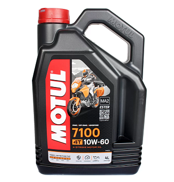 Масло моторное синтетическое MOTUL 7100 4T (MA2) 10w60 4л