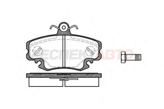 Колодки тормозные передние