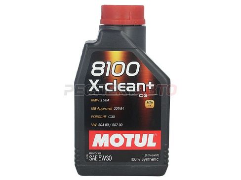 Масло моторное синтетическое MOTUL 8100 X-CLEAN PLUS+ 5w30 1л