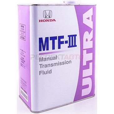 Масло трансмиссионное синтетическое HONDA MTF-III ULTRA 4л