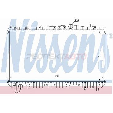 Радиатор охлаждения (МКПП, паяный)