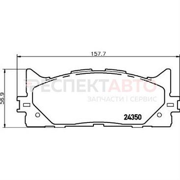 Колодки тормозные передние