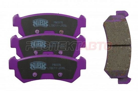 Колодки тормозные задние