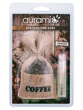 Ароматизатор Aurami подвесной мешочек Бразильский кофе