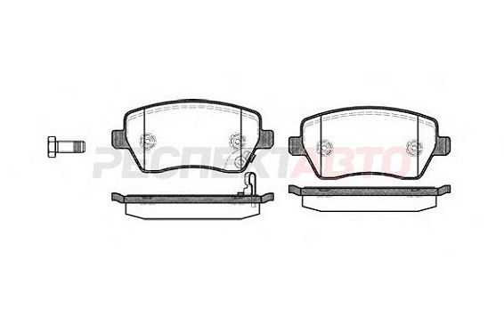 Колодки тормозные передние