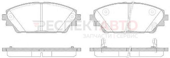 Колодки тормозные передние