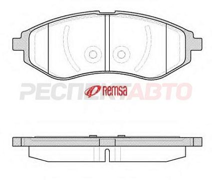 Колодки тормозные передние