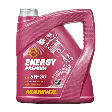 Масло моторное синтетическое MANNOL ENERGY PREMIUM 5w30 C3 4л