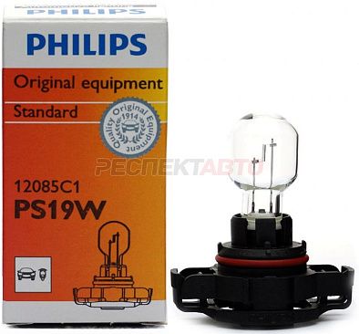 Лампа накаливания Philips PS19W 12V (цокольная) Vision