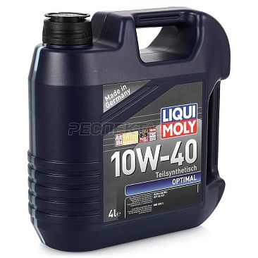 Масло моторное полусинтетическое LIQUI MOLY OPTIMAL (бензин) 10w40 4л