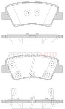 Колодки тормозные задние