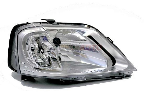 Фара правая 2007-2009 (хром, прозрачные поворотникик)