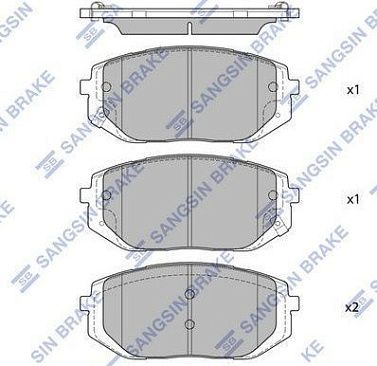 Колодки тормозные передние