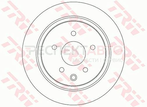 Диск тормозной задний