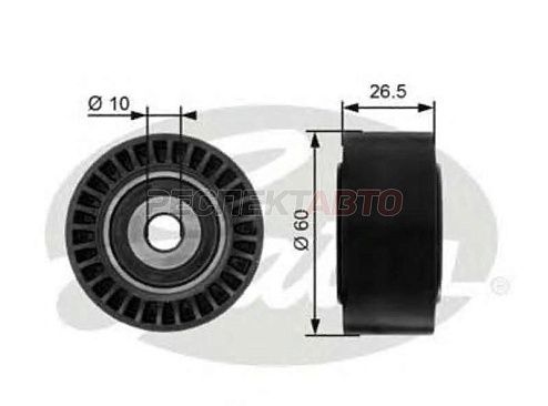 Ролик обводной ремня приводного 