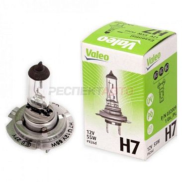 Лампа галогенная Valeo H7 12V 55W (1шт)