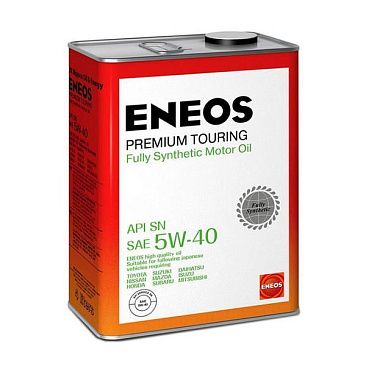 Масло моторное синтетическое ENEOS Premium Touring SN 5w40 4л