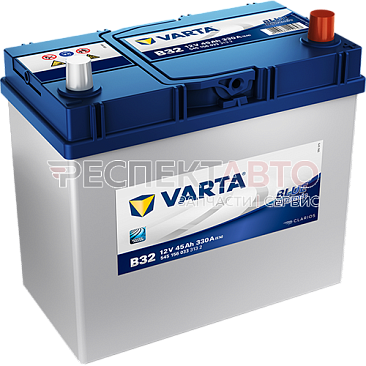 Аккумулятор VARTA Blue Dynamic B32 45A/h 330A обратная R+ 238х129х227