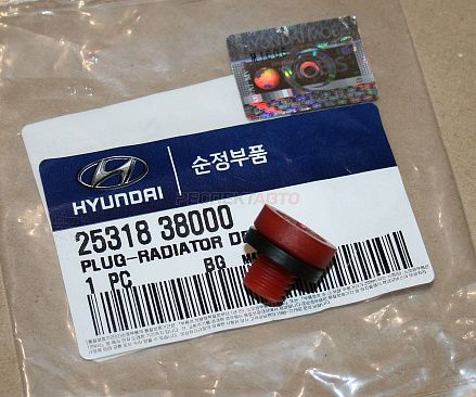 Пробка радиатора сливная