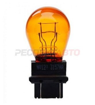Лампа накаливания Narva PY27/7W 12V (оранжевая, безцокольная, 2х контактная)