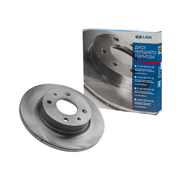 Диск тормозной передний R13 (не вентилируемый)