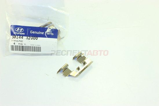 Скоба прижимная колодок тормозных передних