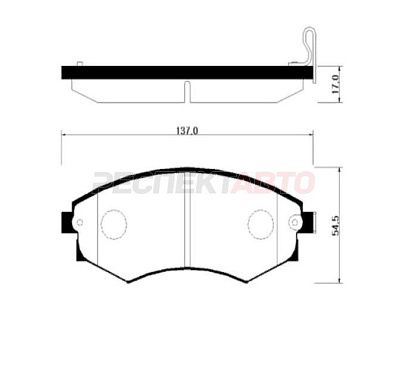 Колодки тормозные передние