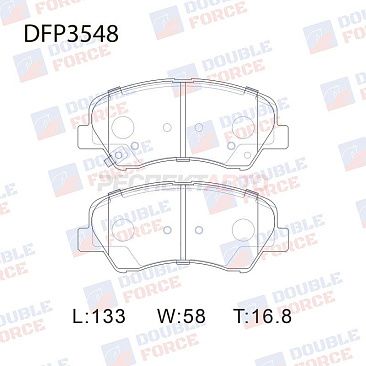 Колодки тормозные передние