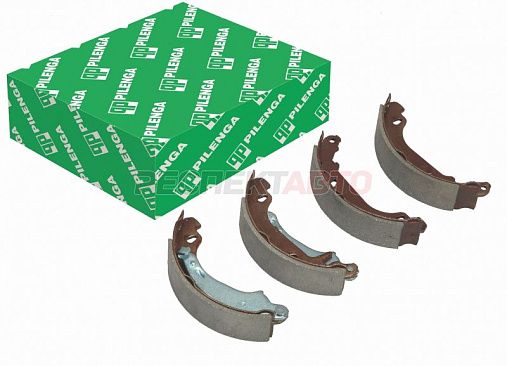 Колодки тормозные задние (барабан, 180мм) 