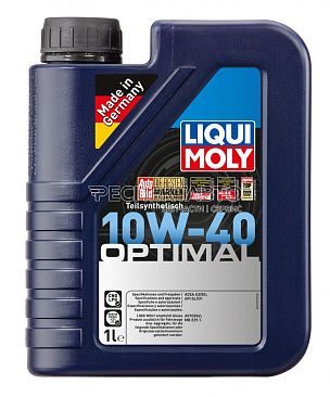 Масло моторное полусинтетическое LIQUI MOLY OPTIMAL (бензин) 10w40 1л