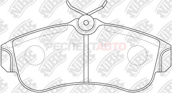 Колодки тормозные передние